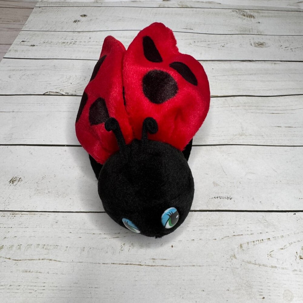 Ladybug Plush Hand Puppet By Little Brownie Originals Red Black Stuffed Bug‎